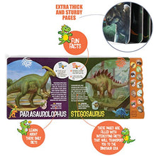 Load image into Gallery viewer, Pack of 12 Toy Dinosaurs Figures With Interactive Dinosaur Sound Book - Realistic Looking Dino Toys for Boys and Girls 3 Years Old & Up