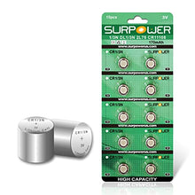 Load image into Gallery viewer, SURPOWER CR1/3N 3V Lithium Battery DL1/3N,CR1-3N,1/3N, 2L76 10 Pack 【5-Year Warranty】