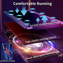 Load image into Gallery viewer, FUNMILY Electric Folding Treadmill for Home Workout, Ultra-Quiet & Shock-Absorbant, Portable Exercise Running Machine for Small Spaces with 12 Programs & LCD Screen (Black)