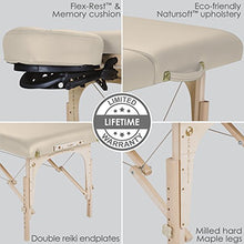 Load image into Gallery viewer, EARTHLITE Portable Massage Table Package AVALON TILT – Foldable Treatment Table with Tilt Option, Reiki Endplate, Premium Flex-Rest Face Cradle & Strata Cushion, Carry Case (30”x73”)