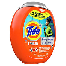 Load image into Gallery viewer, Tide PODS 4 in 1 Febreze Sport Odor Defense, Laundry Detergent Soap PODS, High Efficiency (HE), 73 Count