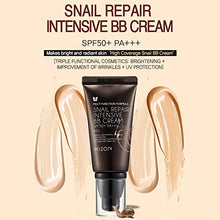 Load image into Gallery viewer, Mizon Snail Repair Blemish Balm, Multifunctional BB Cream with Snail Extract, Skin Care and Makeup Coverage, Strenghtens Skin Elasticity, Improves Fine Wrinkles (#21)
