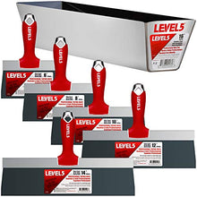 Load image into Gallery viewer, Taping Knife Set, Blue Steel - LEVEL5 | Pro-Grade | Sheetrock Gyprock Drywall Plasterboard | 5-605