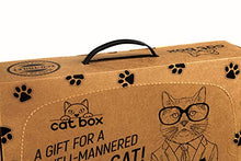 Load image into Gallery viewer, Cat Box Eco Cat Toilet for Four Weeks. Ready to use Shatter-Resistant Anti-Breaking Self-Cleaning Kitty Litter Cardboard Box Tray Refills Non-Clumping Wood Mineral Cat Litter Smell up to 25-30 Days