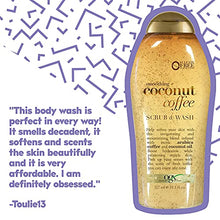 Load image into Gallery viewer, OGX Coffee Scrub and Wash, Coconut 19.5 Fl Oz