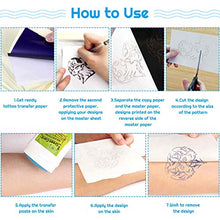Load image into Gallery viewer, Tattoo Transfer Paper, Cridoz 35 Sheets Stencil Transfer Paper for Tattooing, A4 Size