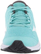 Load image into Gallery viewer, Mizuno Women's Wave Rider 23 WAVEKNIT Running Shoe, Blue Turquoise- White, 9.5 B