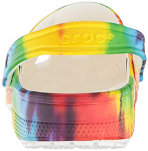 Load image into Gallery viewer, Crocs Classic Tie Dye Clog | Comfortable Slip On Water Shoes, Multi, 12 Women/10 Men