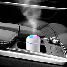Load image into Gallery viewer, Colorful Cool Mini Cute Humidifier USB 300ml Portable with 7 Colors 2 Fog Mode Ultra Quiet Suitable for Home Car Bedroom Office and Travel (gray)