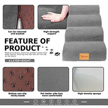 Load image into Gallery viewer, Topmart High Density Foam Dog Steps 4 Tiers,Extra Wide Deep Pet Steps,Non-Slip Pet Stairs,Dog Ramp for Bed,Soft Foam Dog Ladder,Best for Older Dogs Injured,Older Pets,Cats with Joint Pain