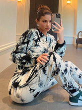 Load image into Gallery viewer, KENDALL + KYLIE Women's Lace Up Jogger - Amazon Exclusive, Salt & Pepper Tie Dye, Medium