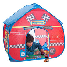 Load image into Gallery viewer, Fun2Give Pop-It-Up Pit Stop Tent with Race Mat Playhouse