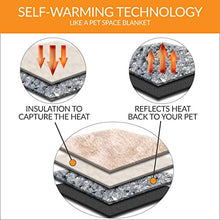 Load image into Gallery viewer, K&H Pet Products Self-Warming Pet Pad, 21" x 17", Gray/Black