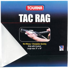Load image into Gallery viewer, Unique Tourna Tac Rag - Tacky Cloth Grip Enhancer for all Sports, White, X-Large (TRAG-WXL)