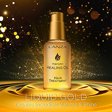 Load image into Gallery viewer, L'ANZA Keratin Hair Treatment Healing Oil, Abyssinian Flower Oil, 3.4 Fl Oz