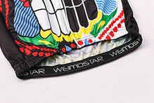 Load image into Gallery viewer, Men's Cycling Jersey Short Sleeve Biking Shirts Bike Clothing Bicycle Jacket with Pockets Black White Skull Size XXL