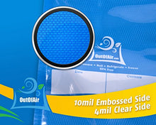 Load image into Gallery viewer, 11" x 25' Rolls (Fits Inside Machine) - 4 Pack (100 feet total) OutOfAir Vacuum Sealer Rolls. Works with FoodSaver Vacuum Sealers. 33% Thicker, BPA Free, Sous Vide, Commercial Grade