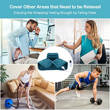 Load image into Gallery viewer, Heating Pad for Neck and Shoulders, 2lb Large Weighted Neck Heating Pad Electric for Neck Shoulder Pain Relief, 6 Heat Settings 4 Auto-Off, Gifts for Women Men Mom Dad, 16"x23" (Blue)