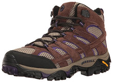 Load image into Gallery viewer, Merrell Women's Moab 2 Vent Mid Hiking Boot, Bracken/Purple, 7.5 M US