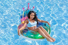 Load image into Gallery viewer, Poolmaster Swimming Pool Float Rainbow Glitter Tiara Tube, Multi