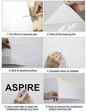 Load image into Gallery viewer, Dry Erase Whiteboard Sticker Wall Decal, Self-adhesive White Board Peel Stick Paper for School,Office,Home,Kids Drawing with 1 Water Pen (78.7" x 17.7")