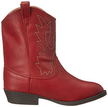 Load image into Gallery viewer, Baby Deer Kids' Pointed Toe Western Boot, Red, 10 Toddler