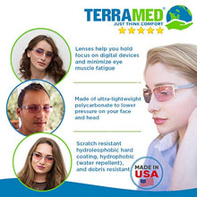 Load image into Gallery viewer, Migraine Glasses for Migraine Relief and Light Sensitivity Relief Terramed Sparrow Unisex Women or Men | Fl-41 Migraine Glasses for Computers Indoor Reading Photophobia Eye Strain (Mercury)
