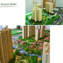 Load image into Gallery viewer, Hatisan 20Pcs Coconut Palm Model Trees/Scenery Model Plastic Artificial Layout Rainforest Diorama, Building Model Trees Cake Topper, Model Train Railways Architecture Landscape (Dark trunk)
