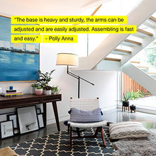 Load image into Gallery viewer, Brightech Ava Industrial Floor Lamp - Standing Lamp for Bedroom That Matches Your Farmhouse, Rustic Style - Height Adjustable,Tall Pole Lamp for Living Room Lighting - Elegant Light for Office