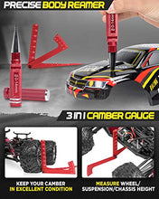 Load image into Gallery viewer, RC Car Tool Kit - Screwdriver Set (Flat, Phillips, Hex), Pliers, Wrench, Body Reamer, Stand, Repair Tools for Quadcopter Drone Helicopter Airplane, Accessories Compatible with Traxxas R C Cars – 25pcs