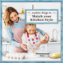 Load image into Gallery viewer, Home Acre Designs Butter Dish with Lid for Countertop - Unbreakable Metal Container & Covered Mess-Free Butter Keeper - Large Vintage Farmhouse Style Dishes