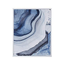 Load image into Gallery viewer, Madison Park Ethereal Wall Art-Multi Blue, Print in White Frame Modern Abstract Stretched 2 Piece Set Painting Living Room Décor, Each Canvas: 23.5" W x 29.5" H x 1.625" D, 2 Count