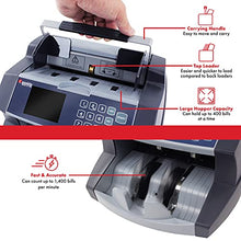 Load image into Gallery viewer, Cassida 6600 UV/MG – USA Business Grade Money Counter with UV/MG/IR Counterfeit Detection – Top Loading Bill Counting Machine w/ ValuCount™, Add and Batch Modes – Fast Counting Speed 1,400 Notes/Min