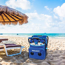 Load image into Gallery viewer, Bud Light Beach/Tailgate/Picnic Chair & Insulated Cooler Bag with Built in Rechargeable Bluetooth Speaker