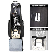 Load image into Gallery viewer, Champkey Professional Soft-Sided Golf Club Travel Bag - Heavy Duty 1200D Polyester Oxford Wear-Resistant, Excellent Zipper Universal Size with Wheels