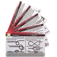 Load image into Gallery viewer, Crag Cards Essential Climbing Knots - Portable & Rugged Guide to 19 Rock Climbing Knots