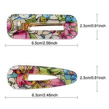 Load image into Gallery viewer, 12 Pcs Hair Clips Pearl Hair Barrettes for Woman Fashion Geometric Acrylic Resin Alligator Hair Pins Large Bows/Clips/Ties for Valentines Day Gifts Bling Headwear Barrette Styling Tools Accessories