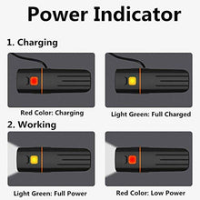 Load image into Gallery viewer, Gyhuego USB Rechargeable Bike Light Front, Super Bright 3 Led 3000 Lumens, Runtime 10hrs Waterproof Bicycle Headlight and Taillight, Free Bike Tail Light, Cycling Safety Flashlight