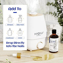 Load image into Gallery viewer, HIQILI Tea Tree Essential Oil (100 ML),100% Pure Organic Therapeutic Grade for Toenail Fungus,Hair Damage,Skin Problems,Add to Shampoo,Body Wash - 3.38 Fl. Oz