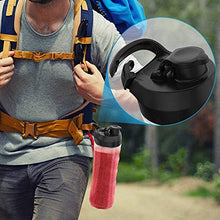 Load image into Gallery viewer, homgeek Personal Mini Blender Smoothie Maker for Juice Shakes and Smoothie,Portable Small Countertop Mixer with 600ml Travel Sport Bottle, 300W