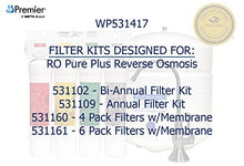 Load image into Gallery viewer, Watts Premier WP531417 RO Pure Plus Reverse Osmosis Filtration System with Top-Mount Twist Faucet, Brushed Nickel, Standard