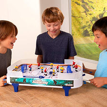 Load image into Gallery viewer, Franklin Sports Table Top Rod Hockey Game Set - Perfect Hockey Toy + Gameroom Game for Kids + Family - Mini Tabletop Rod Hockey Board + Pucks Included