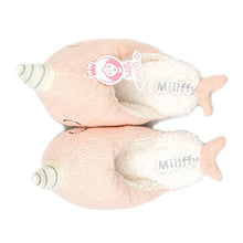 Load image into Gallery viewer, Millffy Adorable narwhal Super Soft Cotton Plush Slippers Warm Winter Indoor Cotton Unicorn Slippers (Women US 5/6 or UK 3/4 or EU 36/37, with USB Heating)