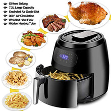 Load image into Gallery viewer, SUPER DEAL Pro 1700W Digital Air Fryer 7.6 Quart Extra Large Capacity Oven Cooker with 7 Cooking Presets Auto Shut off & Timer Dishwasher Safe Parts Recipes & CookBook