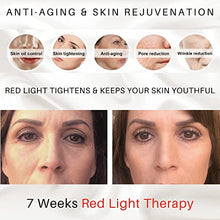 Load image into Gallery viewer, LED Face Mask Light Therapy - 7 Colors Premium Dermawave Photon Mask for Facial and Neck with 192 LEDs - Professional Blue & Red Light for Anti Aging & Skin Rejuvenation - Korean skincare