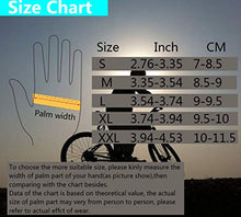 Load image into Gallery viewer, MOREOK Mens Cycling Gloves,Half Finger Biking Glove MTB DH Road Bicycle Gloves Gel Pad Shock-Absorbing Anti-Slip Breathable Motorcycle Mountain Bike Gloves Unisex Women AK050-Blue-M