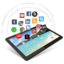 Load image into Gallery viewer, Android Tablet 10 Inch, WiFi Tablet, 16 GB Storage, GMS Certified, Android 8.1 Go, 5Ghz WiFi, Dual Camera, Bluetooth, GPS, OTG - Black