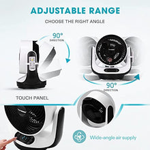 Load image into Gallery viewer, VIVOSUN 2-in-1 5L Warm & Cool Mist Humidifier and Air Circulator Fan