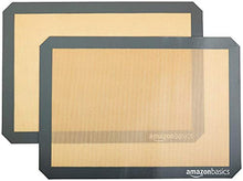 Load image into Gallery viewer, Amazon Basics Silicone, Non-Stick, Food Safe Baking Mat - Pack of 4