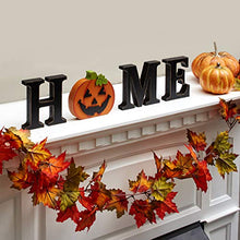 Load image into Gallery viewer, The Lakeside Collection Wooden Decorative Home Signs with Letters, Pumpkin, Turkey, Snowflake - 13 Pc.